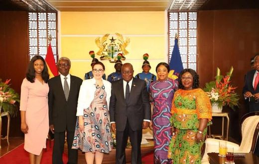 Nana Addo receives letters of Credence of four envoys