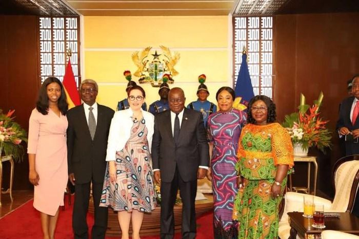 Nana Addo receives letters of Credence of four envoys