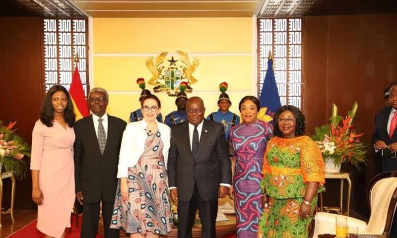 Nana Addo receives letters of Credence of four envoys