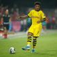 Dropped: Jadon Sancho was suspended by Dortmund after returning late from England duty