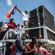 Demonstrators take part in a protest demanding the resignation of President Jovenel Moise in the Haitian capital in Port-au-Prince on October 20, 2019