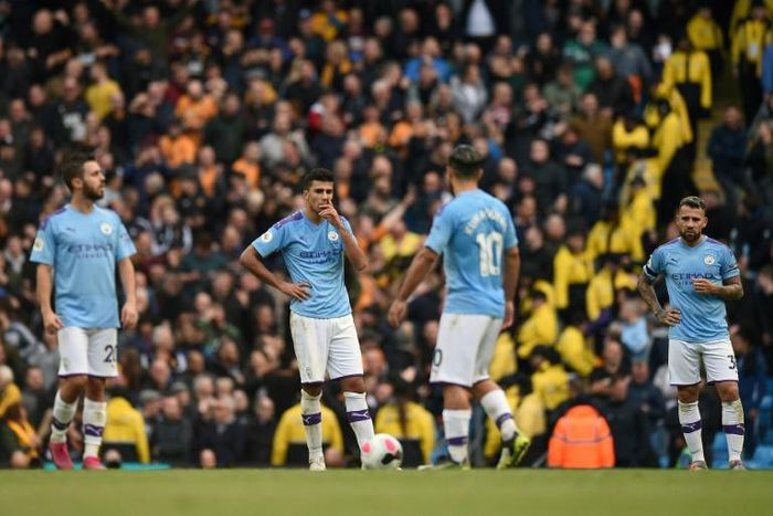Manchester City were stunned by Wolves at the Etihad Stadium
