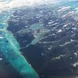 Prime Minister Hubert Minnis of the Bahamas, pictured in an aerial view, said residents of his nation who refuse to flee the path of Hurricane Dorian "place themselves in very great danger"