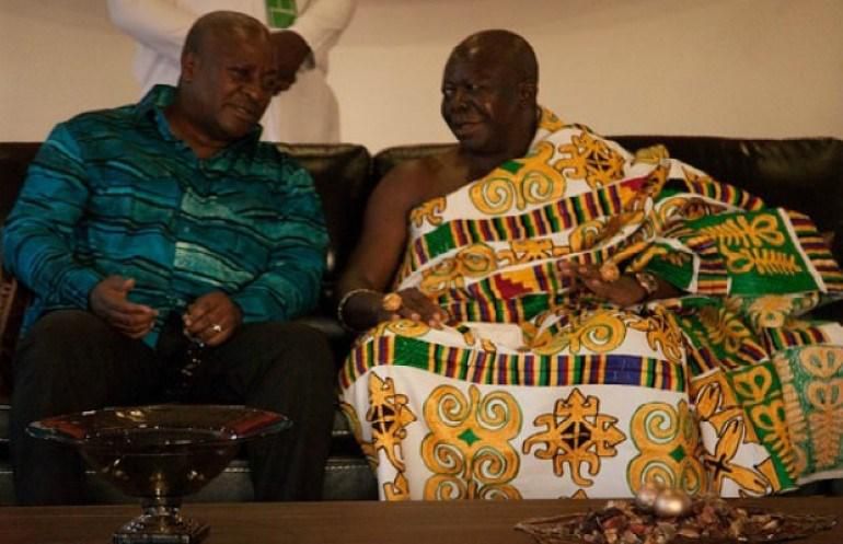 2016 Elections: I persuaded Mahama to concede defeat – Asantehene