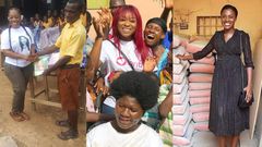 Moesha Boduong, Efia Odo and Fella Makafui