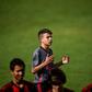 Benfica's midfilder Pedro Pato, 14, trains with the U-15 squad at the club's Football Academy in Seixalfootball stars.