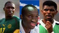 Marc-Vivien Foe, Raphael Dwamena and Kanu