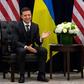 US President Donald Trump and Ukrainian President Volodymyr Zelensky sat down for a meeting in New York -- amid the raging impeachment storm in Washington