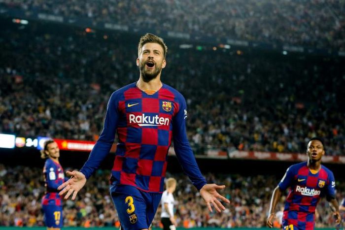Barcelona's Gerard Pique made a move to buy Notts County last summer.