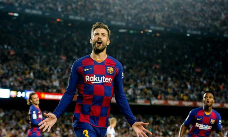 Barcelona's Gerard Pique made a move to buy Notts County last summer.