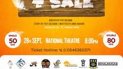 Kalybos and Bismark The Joke star in new play, FOWLS FOR SALE