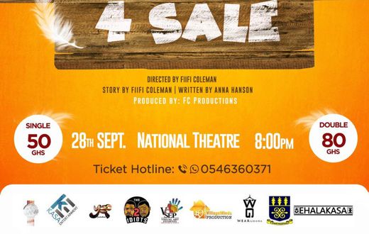 Kalybos and Bismark The Joke star in new play, FOWLS FOR SALE