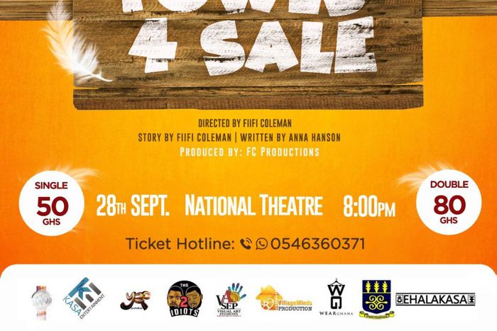 Kalybos and Bismark The Joke star in new play, FOWLS FOR SALE