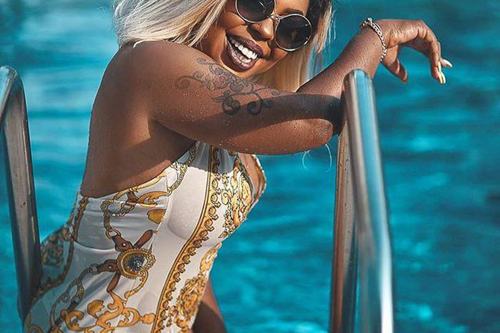 Afia Schwargenner is the hottest bikini model in Ghana now