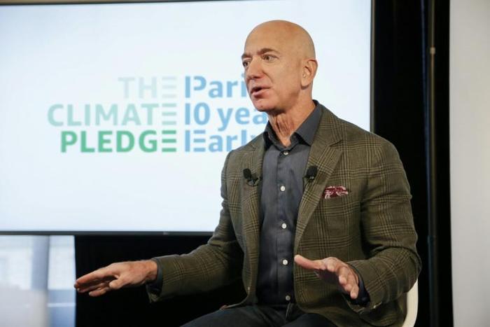 Amazon CEO Jeff Bezos announces the co-founding of The Climate Pledge, which aims to make the tech giant carbon neutral by 2040 while encouraging other companies to join the initiative