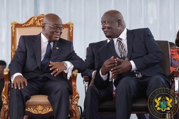 President Nana Addo Dankwa Akufo-Addo with Julius Ansah