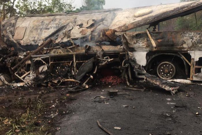 Over 60 passengers killed in gory Kintampo-Techiman road crash Friday dawn