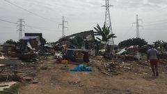 Hundreds displayed in a massive demolition exercise at American House