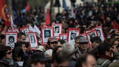 A march backed by leftist groups in Chile brought thousands to the streets of Santiago to honor victims of the Pinochet dictatorship and call for greater urgency in investigating its crimes