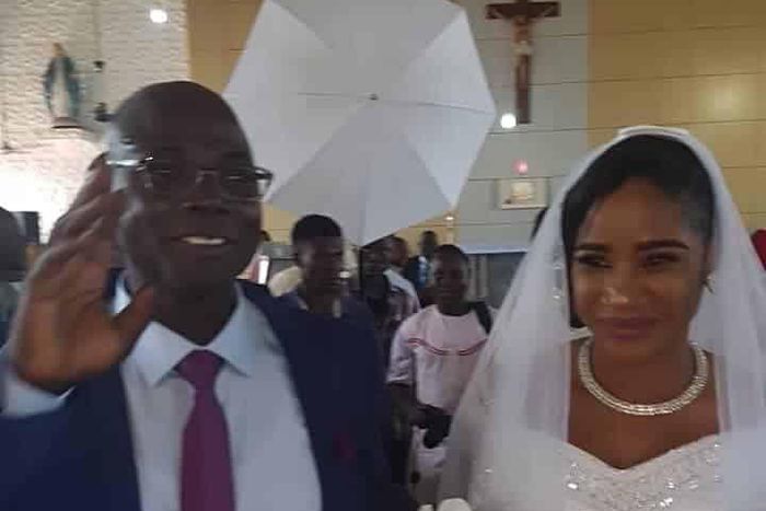 Photos from ex-catholic priest’s wedding show he’s relieved from 25 years of celibacy
