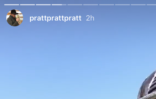 Chris Pratt's Insta'ing From an Air Force Base