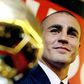 Italy's World Cup-winning captain Fabio Cannavaro after winning the 2006 Ballon d'Or