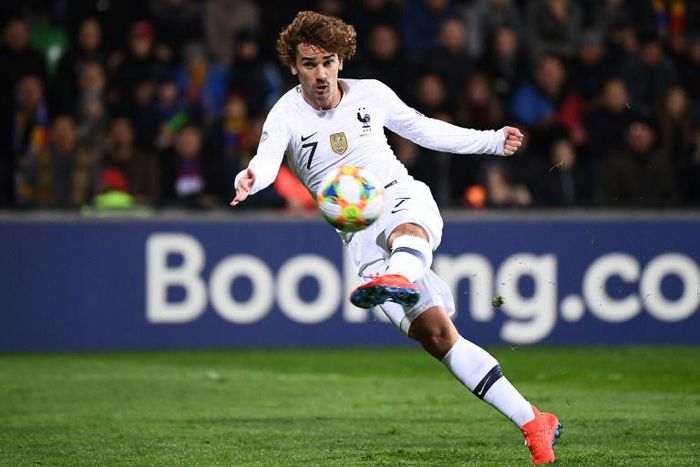 Antoine Griezmann scored his 27th goal in 68 internationals as France hammered Moldova