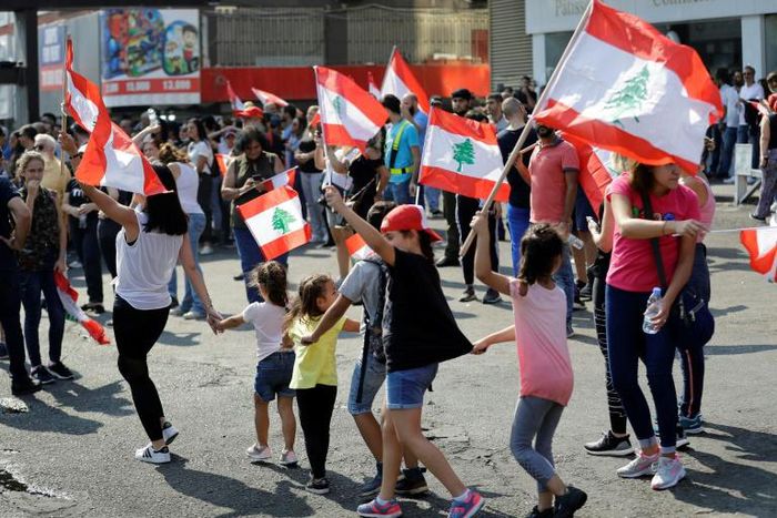 Lebanese schoolchildren have joined the protests that have rocked the country since October 17, demanding better public education and more job opportunities for school leavers