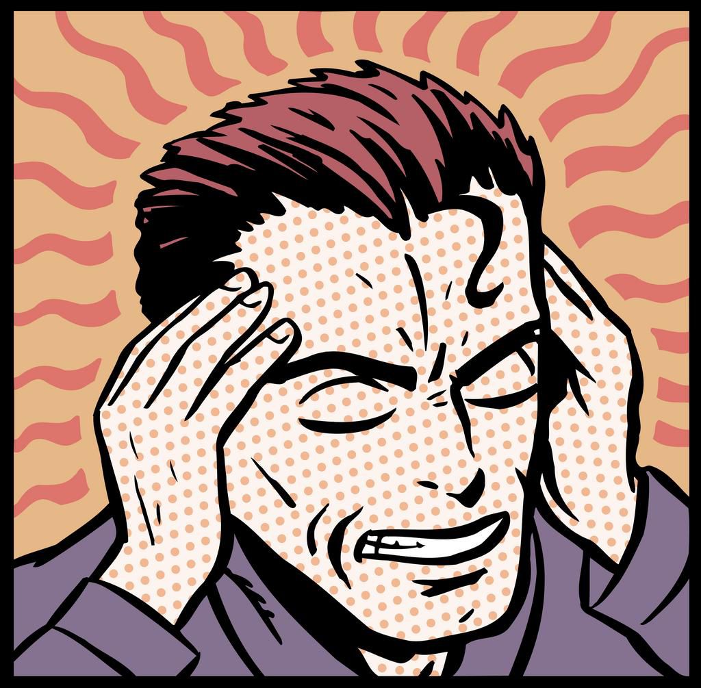 Man with Headache