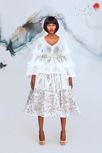 Ophelia Crossland A/W 19 Timeless Collection freezes the element of Time