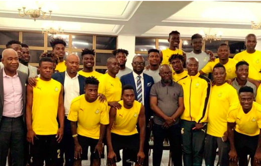New GFA boss Kurt Okraku visits Black Meteors in camps