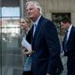 EU Brexit negotiator Michel Barnier (C, pictured August 22, 2019) said the most contentious element of the Brexit agreement, the so-called backstop mechanism aimed at keeping the Northern Irish border open, must remain