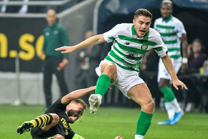 James Forrest scored the only goal for Celtic in a 1-0 win at Hamilton