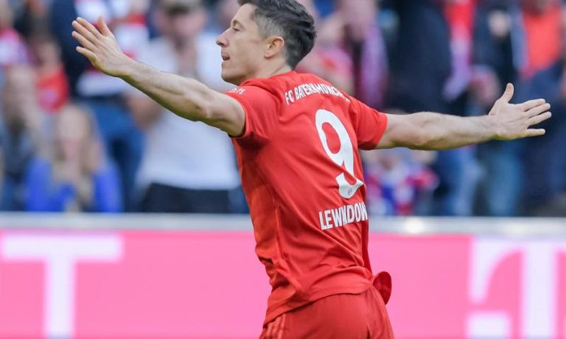 Robert Lewandowski made history on Saturday when he netted in Bayern Munich's home game against Union Berlin to set a new record of scoring in the first nine league games this season.
