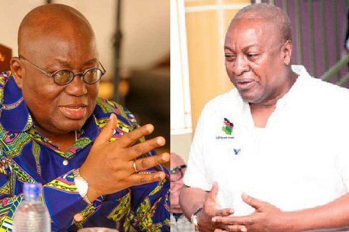 Nana Addo and John Mahama