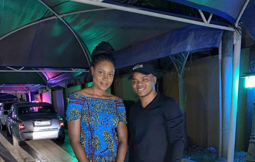 Yvonne Nelson and Bishop Obinim