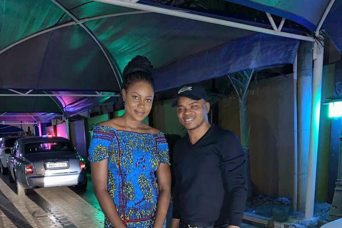 Yvonne Nelson and Bishop Obinim