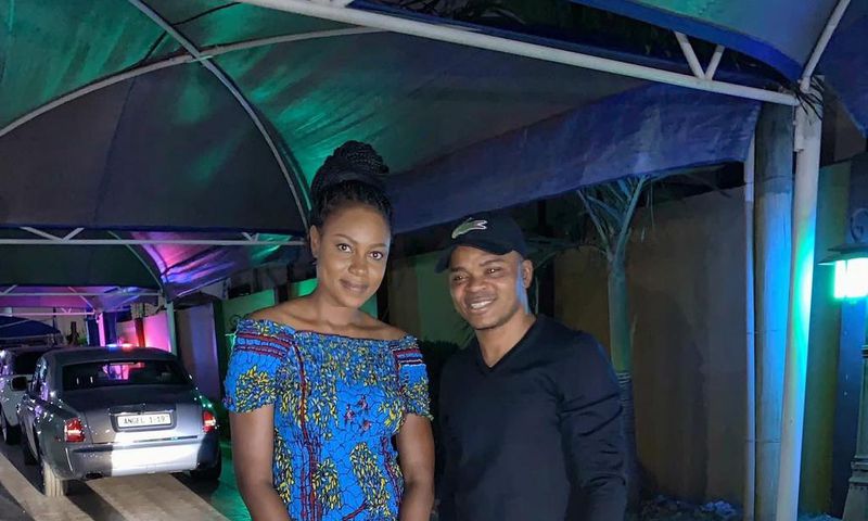 Yvonne Nelson and Bishop Obinim