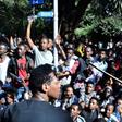 Supporters of Jawar Mohammed, a member of the Oromo ethnic group who has been a critic of Prime Minister Abiy Ahmed, gathered outside his home in Addis Ababa on Thursday after he accused security forces of trying to orchestrate an attack on him