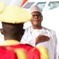 Malian President Ibrahim Boubacar Keita arrives at the Ouagadougou airport on March 1, 2019
