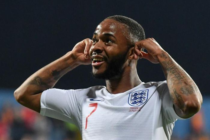 England's Raheem Sterling spoke out after alleged racist abuse in Monday's 5-1 win over Montenegro