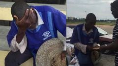 Grateful man gifts GHc10k cash to yoghurt seller who gave him free yoghurt 30 years ago
