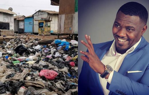 John Dumelo asked about banning plastic bags in Ghana and had different opinions