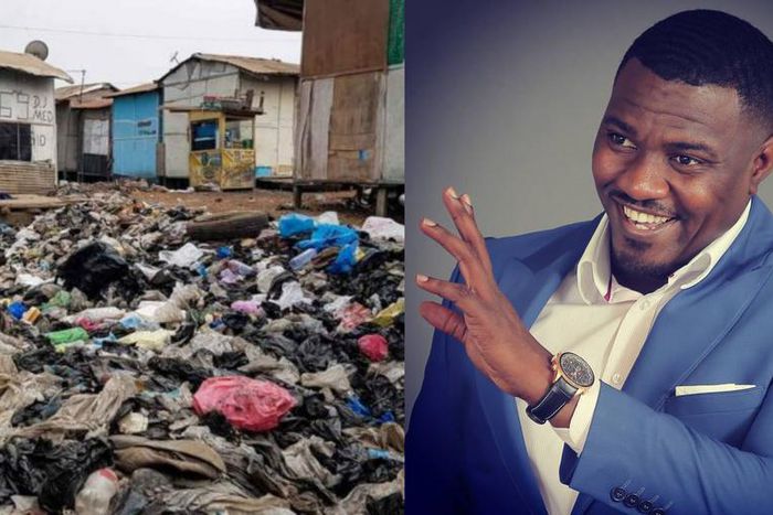 John Dumelo asked about banning plastic bags in Ghana and had different opinions