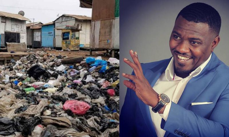 John Dumelo asked about banning plastic bags in Ghana and had different opinions