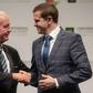 Witold Banka (R) will take over as WADA president from Craig Reedie