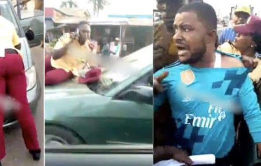 Taxi driver hits traffic management officer, speeds off with her body lying on the bonnet (video)