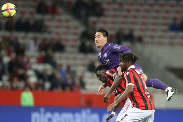 Toulouse's Japan defender Gen Shoji keen to take on PSG's Kylian Mbappe on Sunday