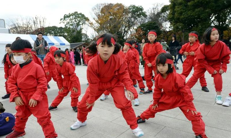 'By learning about ninja... we can apply their knowledge and their ways to the modern society,' Haga's teacher said