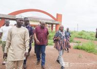 Mahama weeps after visiting abandoned E-block